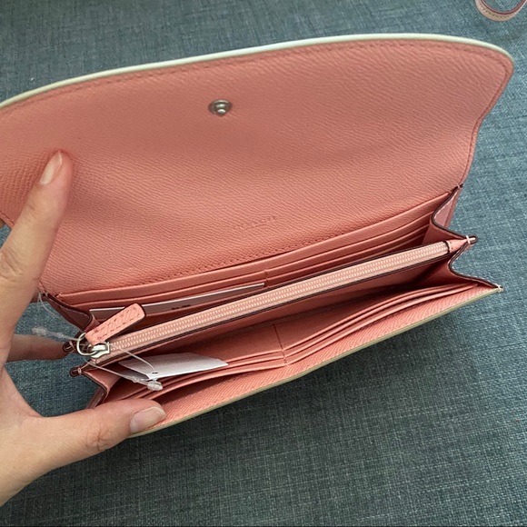 Coach wallet 2 in 1 NWT light khaki pink - Picture 4 of 16